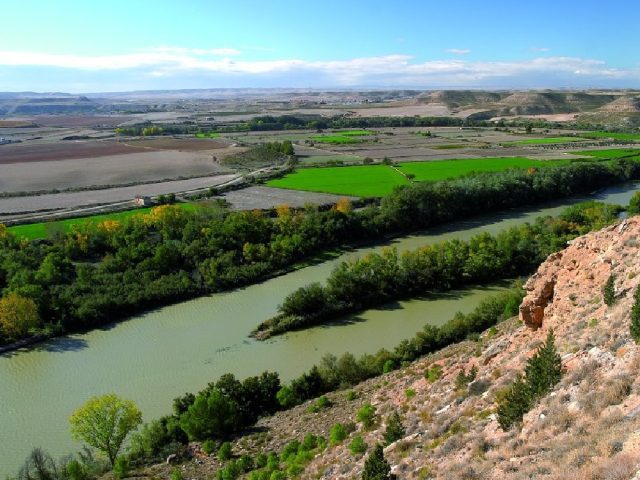 Meandros del Ebro desde Sástago y Ermita de Montler